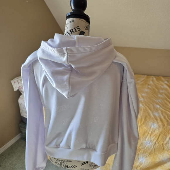 Adidas White Hoodie - Picture 3 of 4
